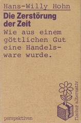 Die Zerstörung der Zeit cover