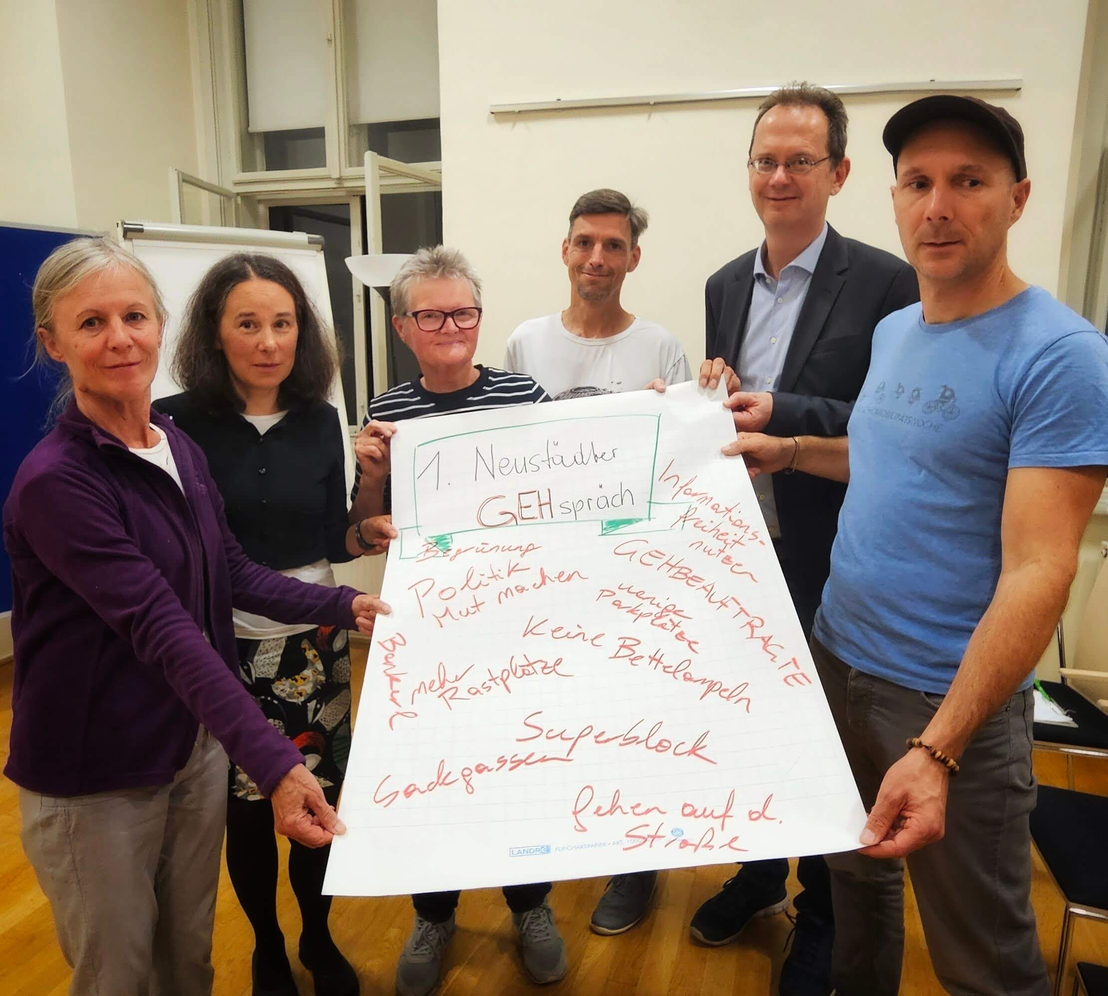 Teilnehmer beim 1. Neustädter GEHspräch